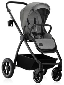 Lionelo - MERIL 2 az 1-ben kombinált babakocsi Grey Stone
