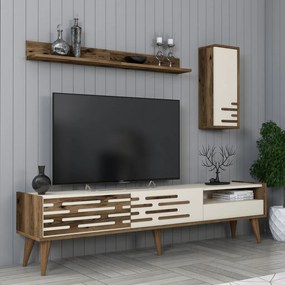 Valensiya - Walnut, Cream