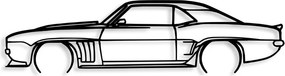 Chevrolet fém fali dekoráció, 70×18 cm – TR891TNL2363