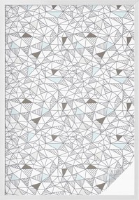 Ablaküveg fólia Adatvédelem Absztrakt formák 100x146 cm