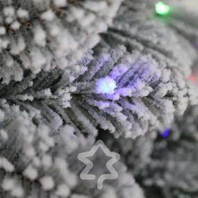 Feh&amp;eacute;r Lucfenyő 350 LED 180 cm