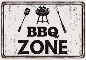 Fotótapéta - BBQ Zone - felirat (152,5x104 cm)