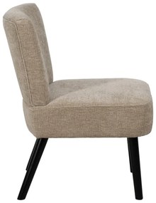 Bézs zsenília fotel – Ixia