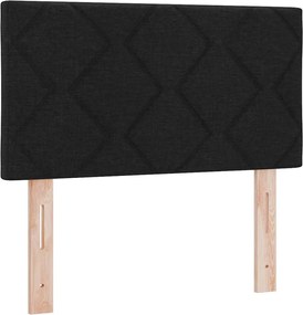 vidaXL Fejtámla Fekete 80 cm szövet