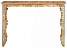 tömör újrahasznosított fa tálalóasztal 110 x 40 x 76 cm