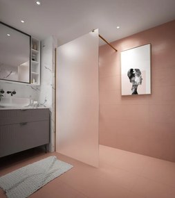 Erga Paris, Beépíthető zuhanykabin 70x200 cm, 8 mm-es matt üveg, arany matt profil, ERG-V02-PARIS-070x200-FR-GB