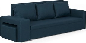DOLAR II Háromszemélyes kinyitható kanapé Sötétkék