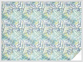 Ablakfólia öntapadós adatvédelem Trópusi akvarell 200x146