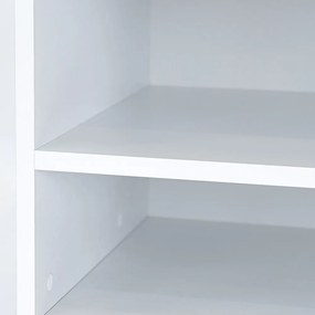 Miami éjjeliszekrény nyitott 40x40 cm fehér-fehér