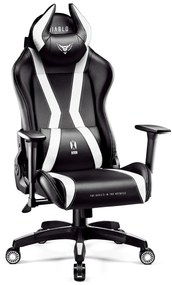 Diablo X-Horn 2.0 gamer szék Nagy méret: Fekete-fehér Diablochairs