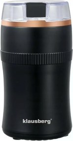 Elektromos szemes kávé daráló Kicsi 10,5x18 cm Fekete Klausberg