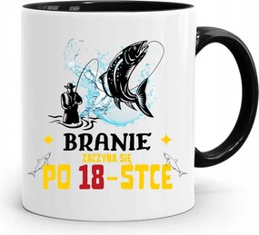Születésnapra 18 18. 18. Bögre Fekete Ajándék fényképes nyomtatással