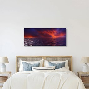 Tengeri kép a madarakkal (120x50 cm)