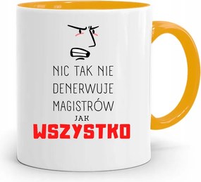 Mester Bögre Sárga Születésnapi Ajándék fényképes nyomtatással