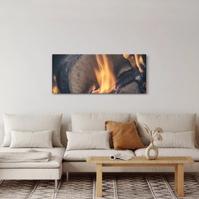 Égő fa képe (120x50 cm)