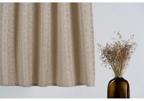 Bézs függöny 140x160 cm Florette – Mendola Fabrics