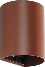 FARO 40525 - Fali lámpa SOLE 1xGU10/8W/230V tégla kerek