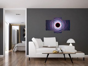 A kör absztrakció képe (90x60 cm)