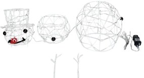 Aigostar-LED Kültéri karácsonyi dekoráció LED/3,6W/31/230V 6500K 60cm IP44 hóember