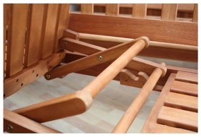 Phuket eukaliptuszfa kerti pad tárolóasztallal - Garden Pleasure