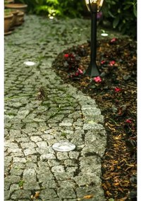 Lámpa Kerti lámpatest ALFA-O-MINI, kör, GU10 (max. 10W), IP67, AC220-240V, 50/60Hz, inox