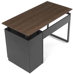 Irodai Íróasztal 120×60 cm, Melamin, Dió. APC-3218 OAK