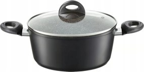 Fazék Fedővel Qualum Basic Stone Edition Arras Bevonattal 20 CM Ambition