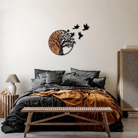 Fa fali dekoráció, Tree And Birds - 322