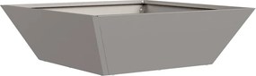 vidaXL Kerti cserép 5 pcs Rozsdás 50 x 50 x 15 cm Időjárásálló acél