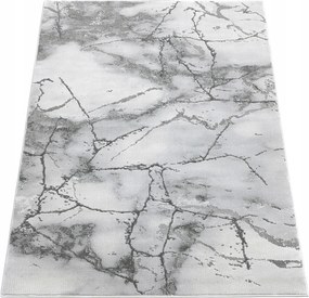 Szőnyeg 160x220 Modern Nappaliba Szürke Márvány