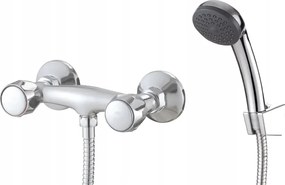 Stílusos Verde Duro zuhanycsaptelep tekerőgombokkal, króm