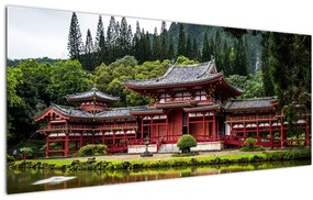 Kép - kínai építészet (120x50 cm)