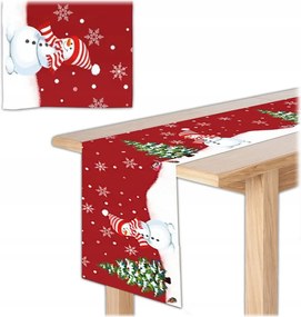Abrosz Karácsonyi Futópad Asztalra Karácsony 180x33 cm