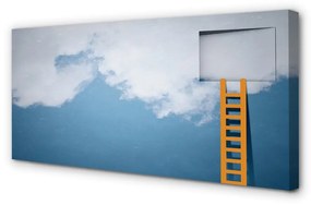 Canvas képek létra ég 100x50 cm