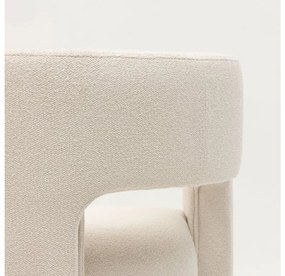 Világos bézs design kialakítású fotel ALPAH LOOP
