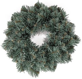 Műkoszorú ezüstfenyő, 25 cm