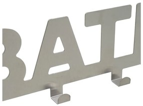 Matt ezüstszínű fém ajtófogas 32 cm Bath – Casa Selección