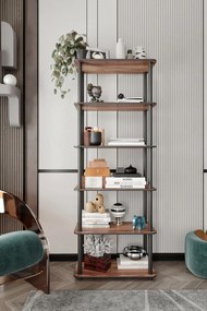 Bookcase 6 Rect - dió polc