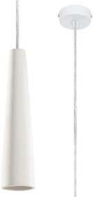 FehĂ©r fĂŒggĆlĂĄmpa kerĂĄmia bĂșrĂĄval Ăž 8 cm Alverna â Nice Lamps