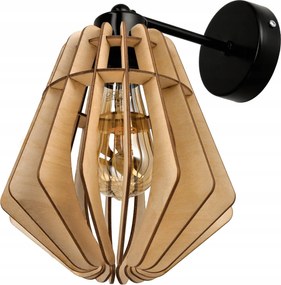 Mennyezeti csillár Led lámpa E27 fa Lucia