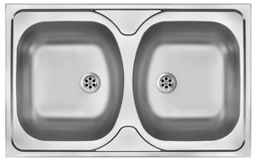 Deante ZM5_0200 - Mosogató TANGO 50x80 cm szatén