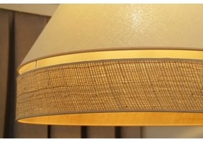 Duolla - Csillár zsinóron YUTE AVIGNON 1xE27/15W/230V átm. 60 cm krémes/bézs