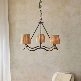 Endon glamour modern csillár wriggle fekete end114212