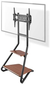 Nedis TVSM6200BK - Állvány TV-hez 37-75", fekete/barna