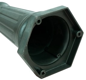 Klasszikus Kültéri Lámpa Sötétzöld 217cm 3-Fényforrás IP44 - New Haven