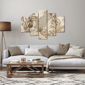 Kép - Fal virágokkal (150x105 cm)