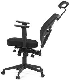 Fekete Irodai Szék, Aszinkron Mechanikával. KA-Q8250 BK