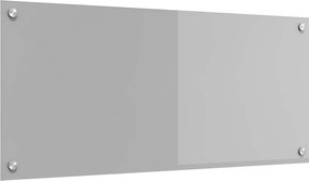 vidaXL Konyhai splashback Világosszürke 90 x 40 cm edzett üveg