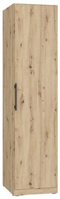 MARO gardróbszekrény 51x213 cm artisan tölgy