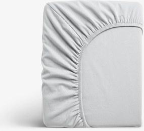 Goldea bambusz gumis lepedő - világosszürke 200 x 220 cm